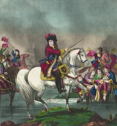 Wilhelm III. in der Schlacht am Boyne, 1874